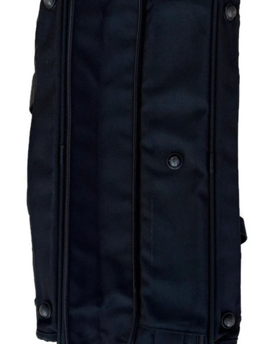 TUMI Black Nylon Expandable Weekender Duffel Bag
